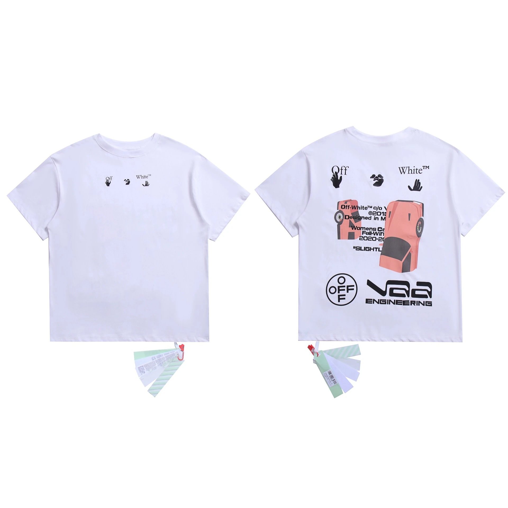 Off-White T-Shirts Graphic Print — 2110 white