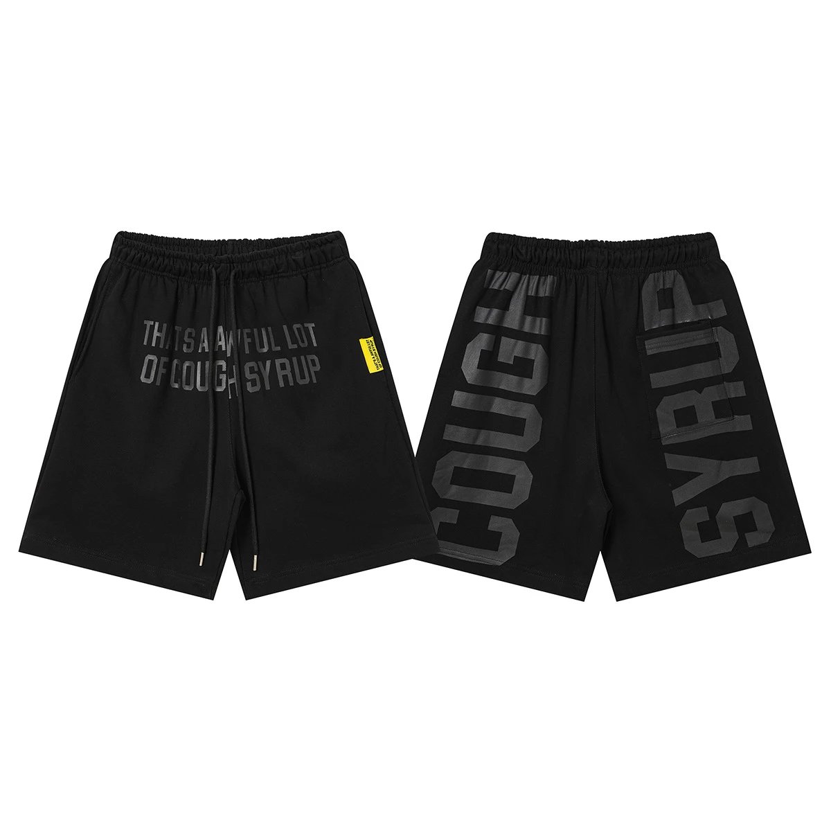 Unbranded Shorts Graphic Print Drawstring — T 2500#active black