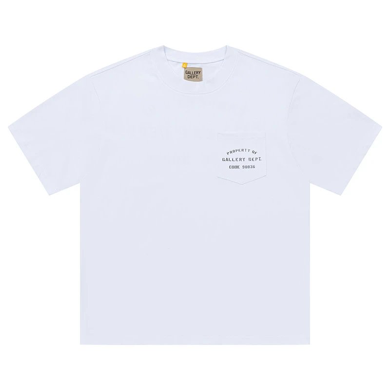 Gallery Dept. T-Shirts Graphic Print Short-Sleeve T-Shirt — White D140