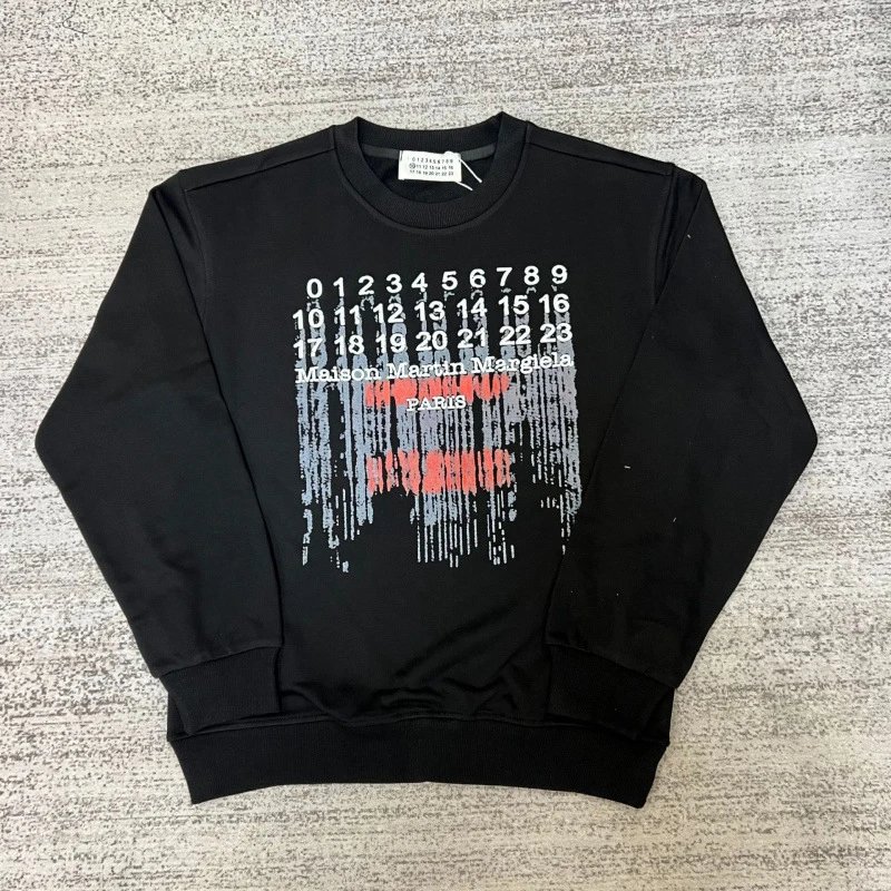 Maison Margiela Hoodies & Sweatshirts MM6 Logo Print Crewneck Sweatshirt — 58