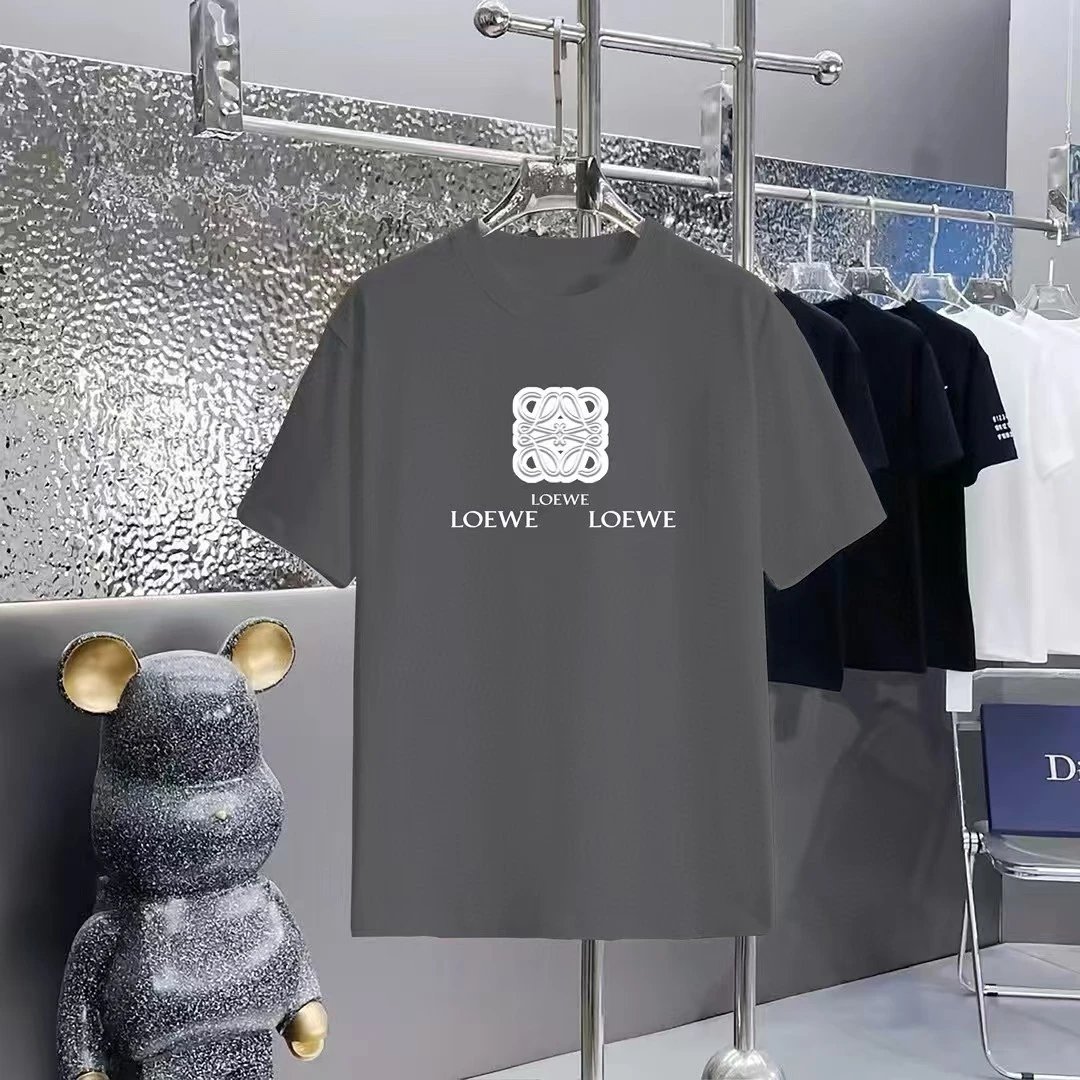 Loewe T-Shirts Short-Sleeve Anagram Logo T-Shirt — 06-5