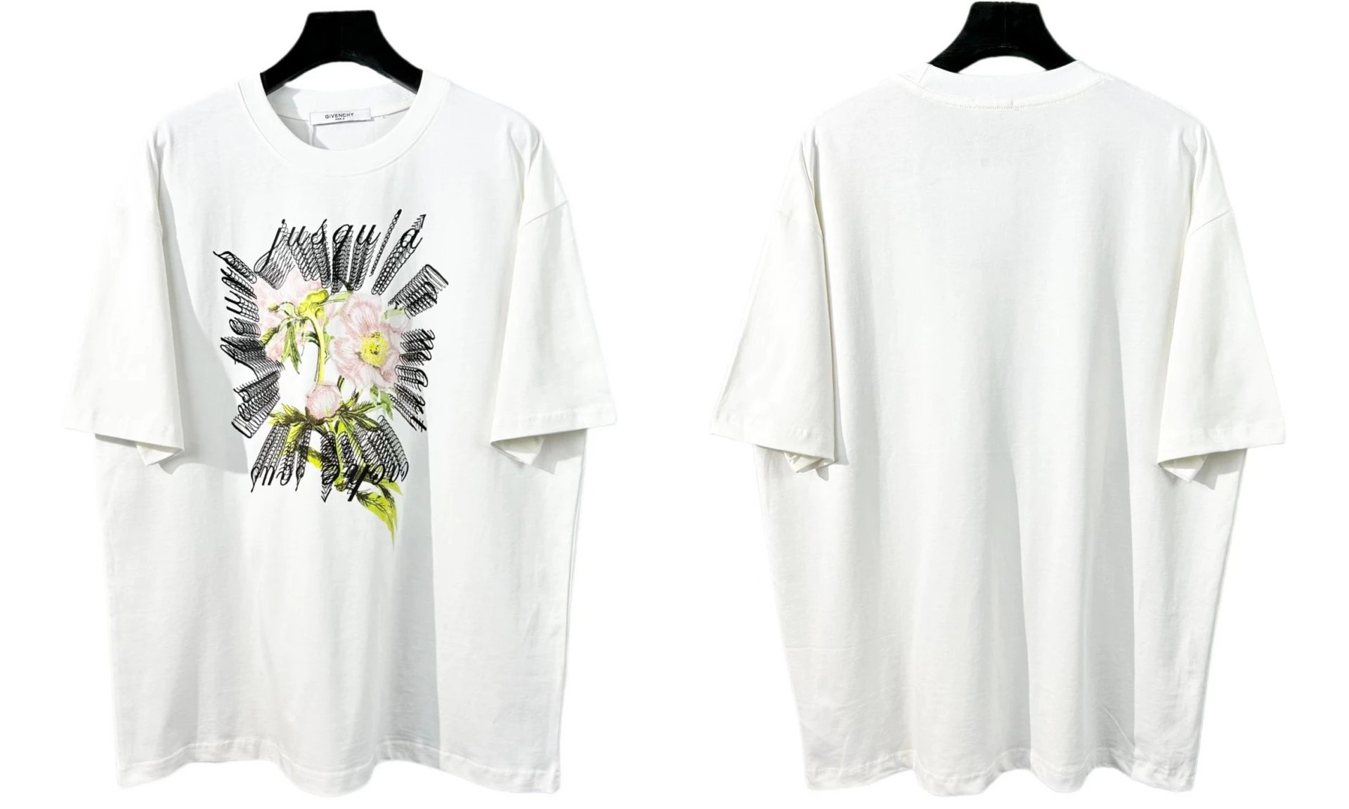 Givenchy T-Shirts Graphic Print — 833 white
