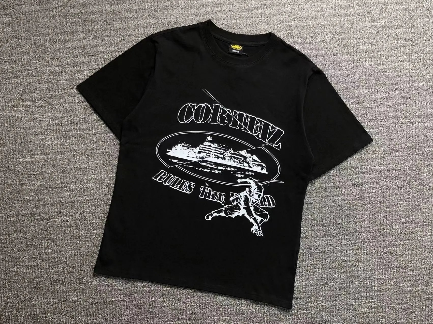 Corteiz T-Shirts Graphic Print — 318 black