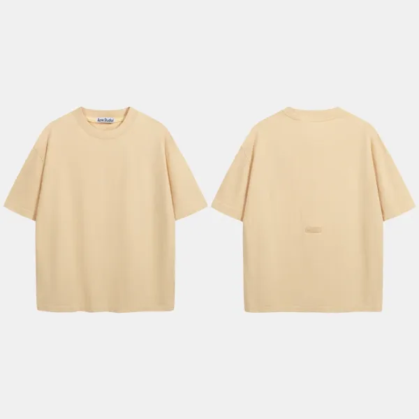 Acne Studios Oversized T-Shirt Beige T-Shirt - 1