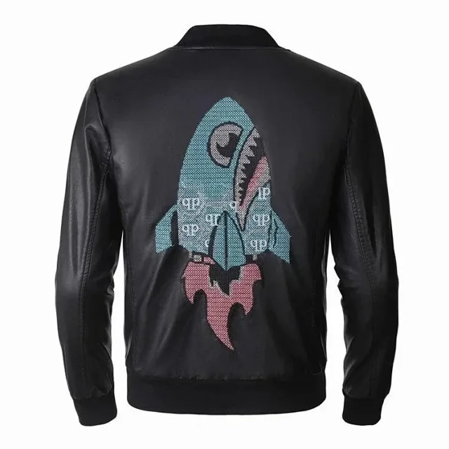 Philipp Plein Knitwear Ribbed Turtleneck Skull Embellished Sweater product detail image 1