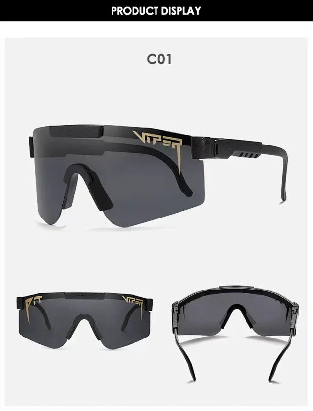 Unbranded Eyewear KD166 Polarized Shield Sunglasses product detail image 3