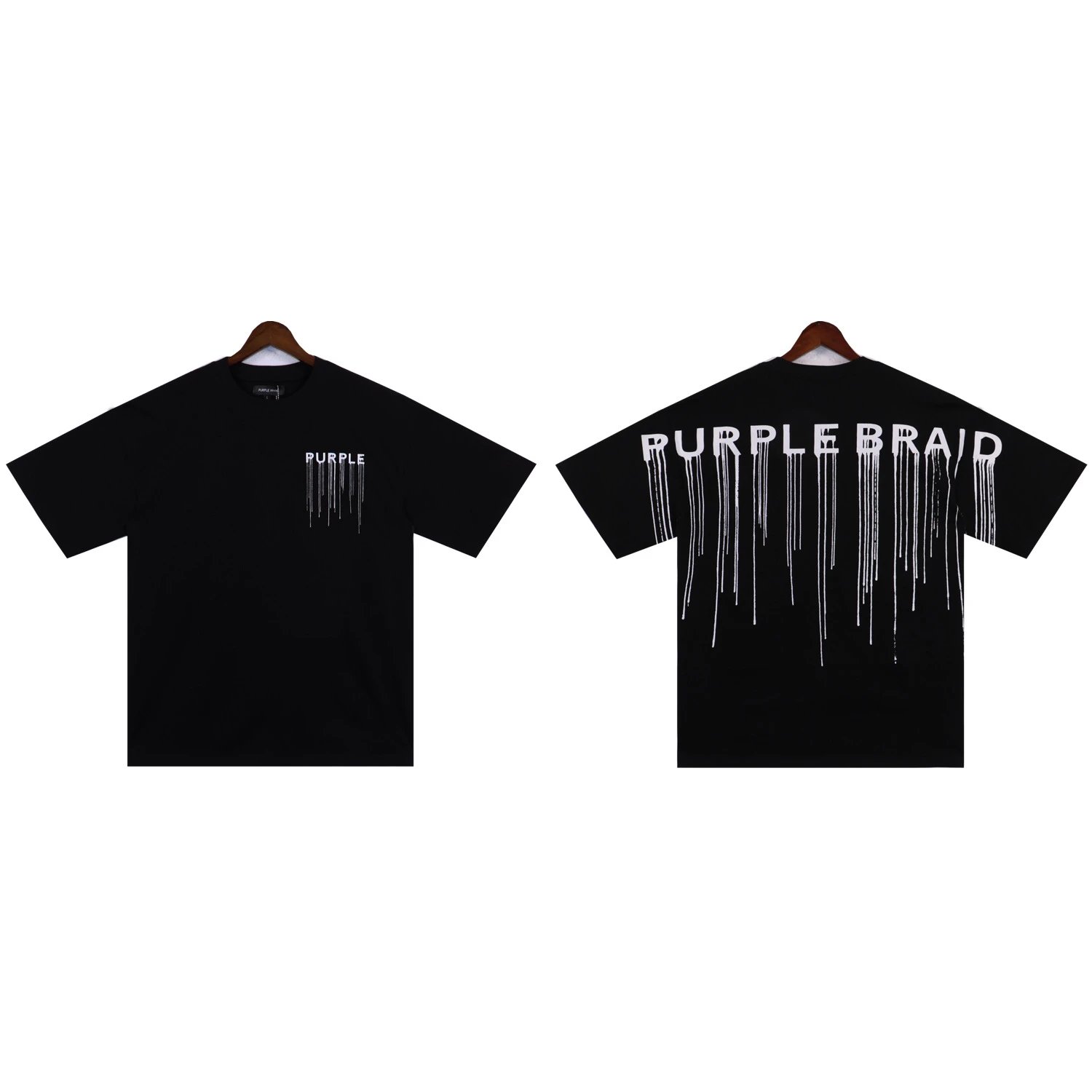 Purple Brand T-Shirts Graphic Print — 2335 black