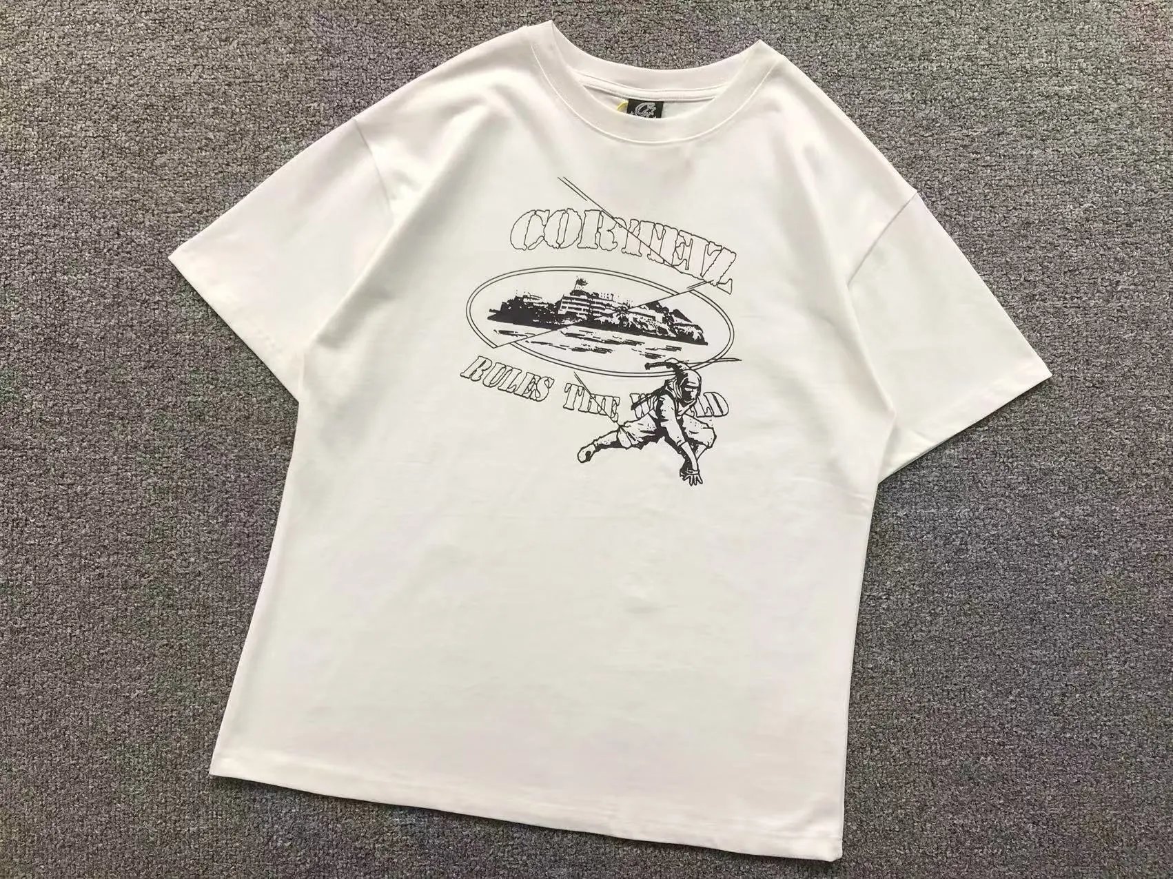 Corteiz T-Shirts Short-Sleeve Graphic Crew-Neck T-Shirt — 16