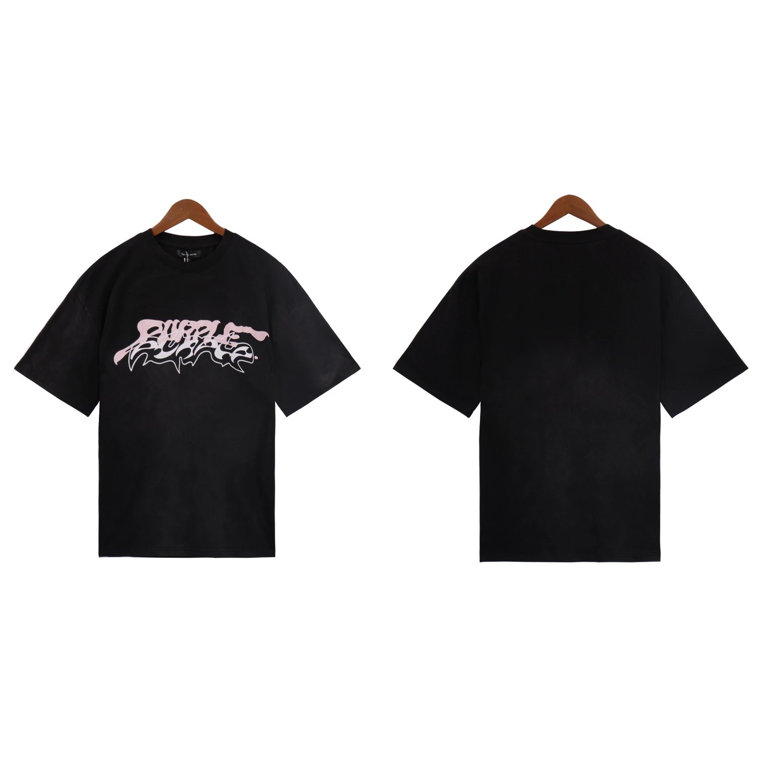 Purple Brand T-Shirts Graphic Print — 2342 black
