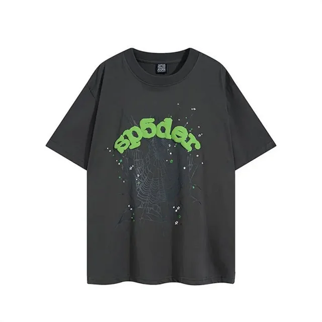 Sp5der T-Shirts Spiderweb Graphic Short-Sleeve T-Shirt product detail image 23