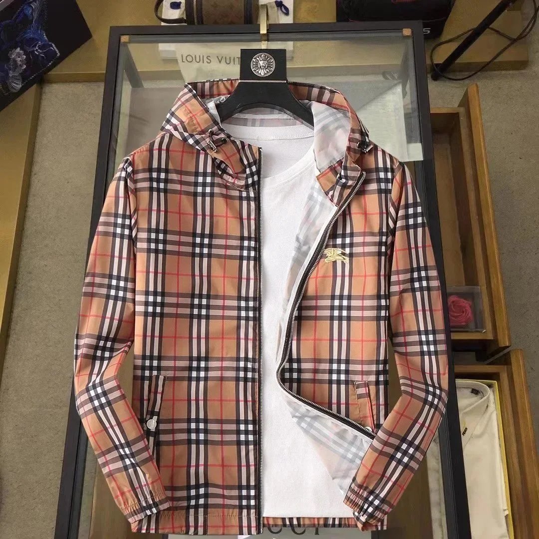 Burberry Jackets Hooded check-print zip jacket image 6