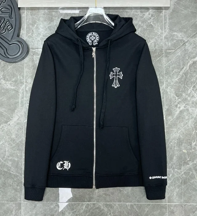 Chrome Hearts Hoodies & Sweatshirts Zip-Up with Cross Graphics product detail image 7