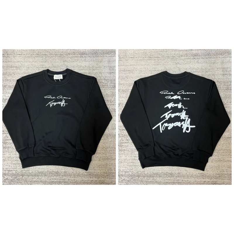 Maison Margiela Hoodies & Sweatshirts Crewneck sweatshirt with number-logo graphics — 1 black