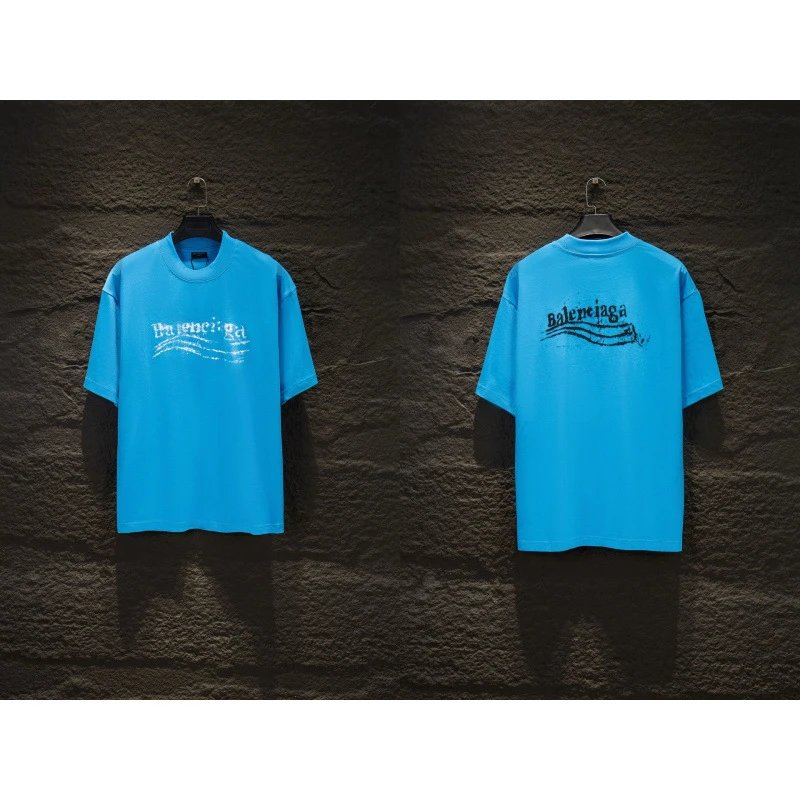Balenciaga T-Shirts Oversized Logo-Print Short-Sleeve T-Shirt — 2