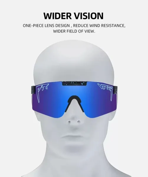 Design Viper C27 American Flag Blue Mirror Sunglasses Eyewear - 3