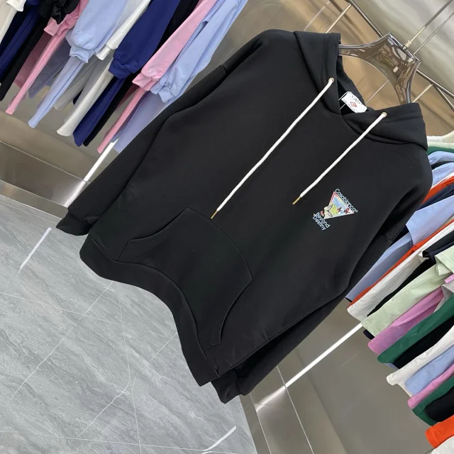 Casablanca Matching Sets Hooded sweatshirt and wide-leg sweatpants set with graphic print product detail image 4