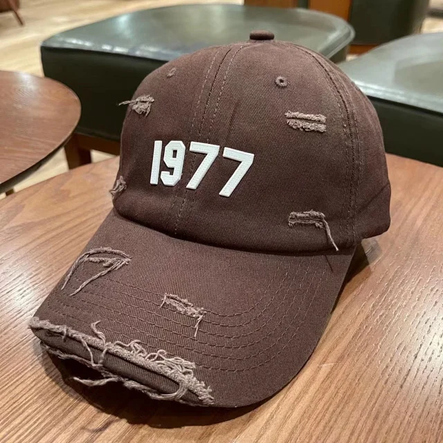 Essentials Hats Distressed Logo Baseball Cap product detail image 25