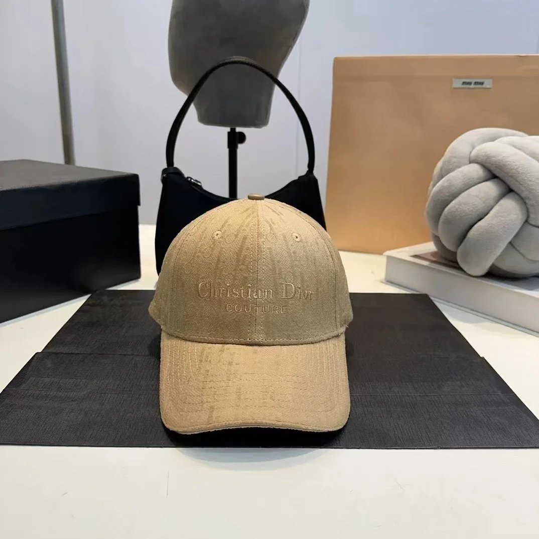 Dior Hats Oblique Monogram Baseball Cap with Leather Brim image 6