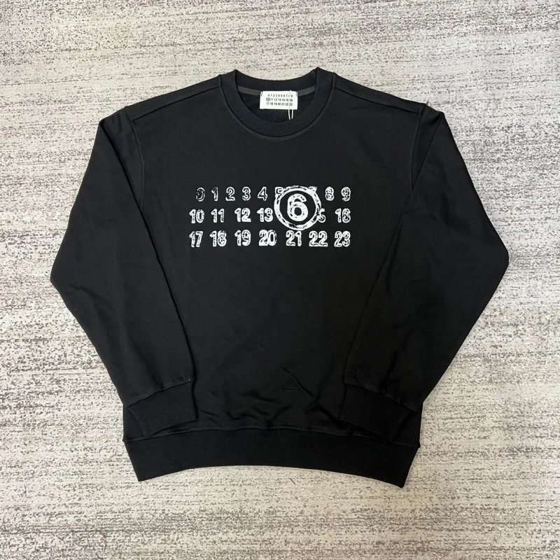 Maison Margiela Hoodies & Sweatshirts MM6 Logo Print Crewneck Sweatshirt — 49