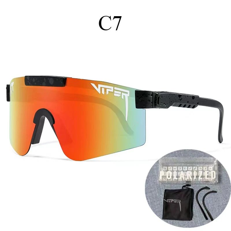 Unbranded Eyewear KD166 Polarized Shield Sunglasses — C7
