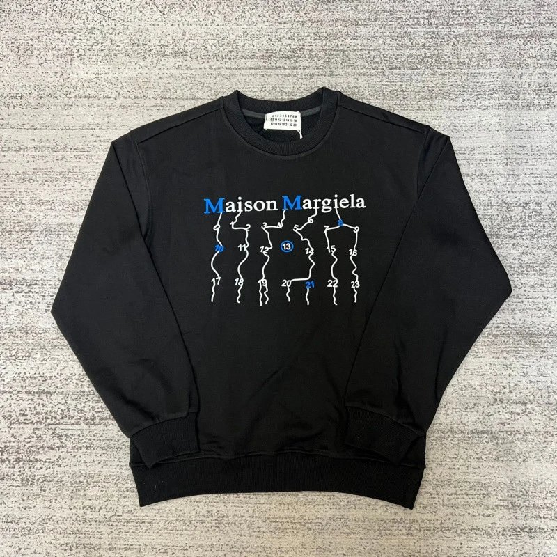 Maison Margiela Hoodies & Sweatshirts MM6 Logo Print Crewneck Sweatshirt — 56