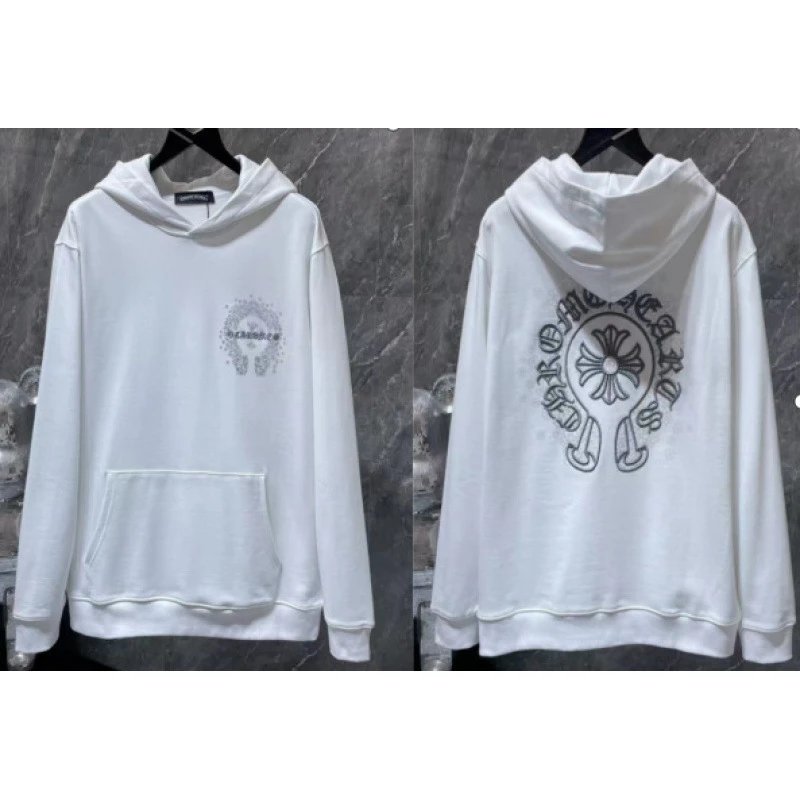 Chrome Hearts Hoodies & Sweatshirts Cross Graphic Pullover Hoodie — 8811 white
