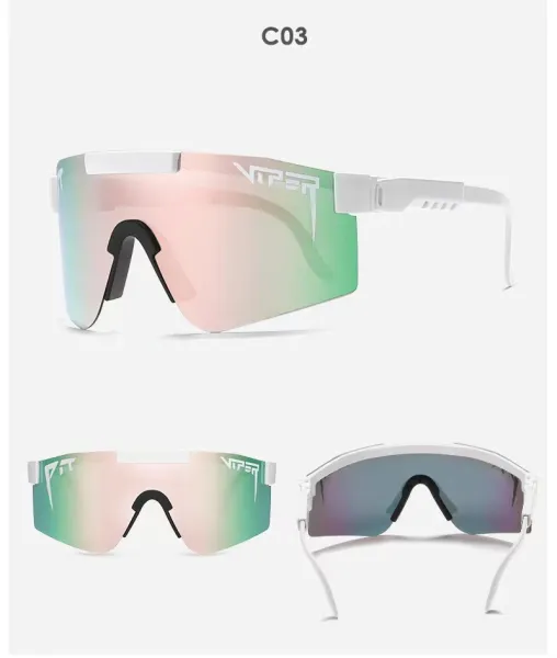Design Viper C27 American Flag Blue Mirror Sunglasses Eyewear - 29