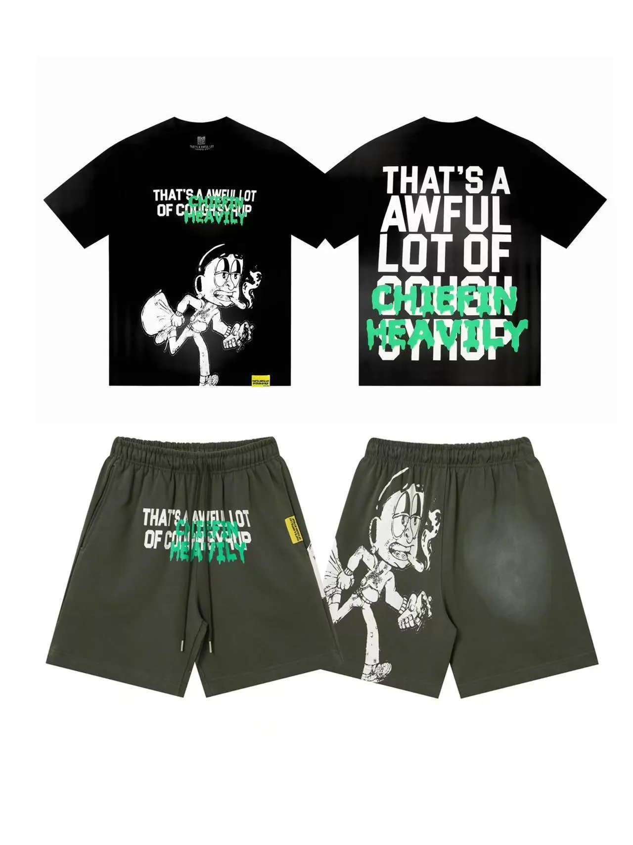 Unbranded Shorts Graphic Print Drawstring image 3