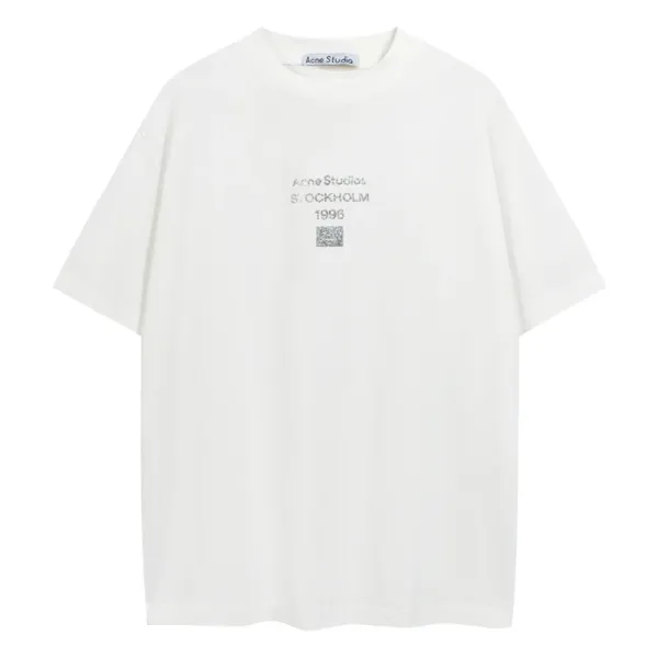 Acne Studios Stockholm 1996 Embellished White T-Shirt - 1