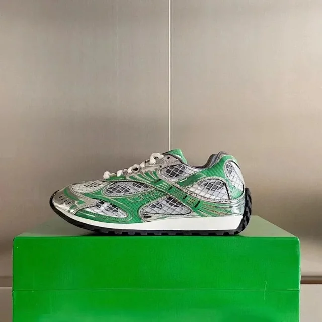 Unbranded Sneakers Mesh-panel low-top with metallic overlays product detail image 6