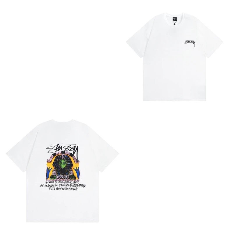 Stussy T-Shirts TS3K-1 — 943 white
