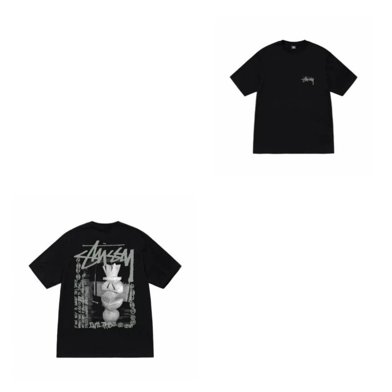 Stüssy T-Shirts TS3K-1 Dice Graphic — 950 black