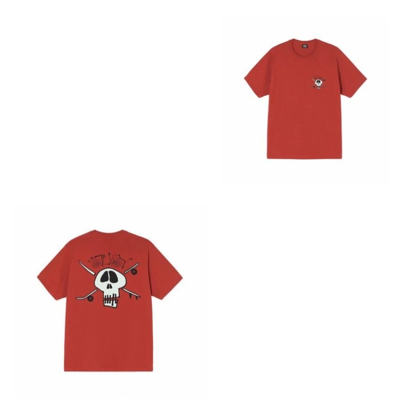 Stüssy T-Shirts TS3K-1 Dice Graphic — 958 red