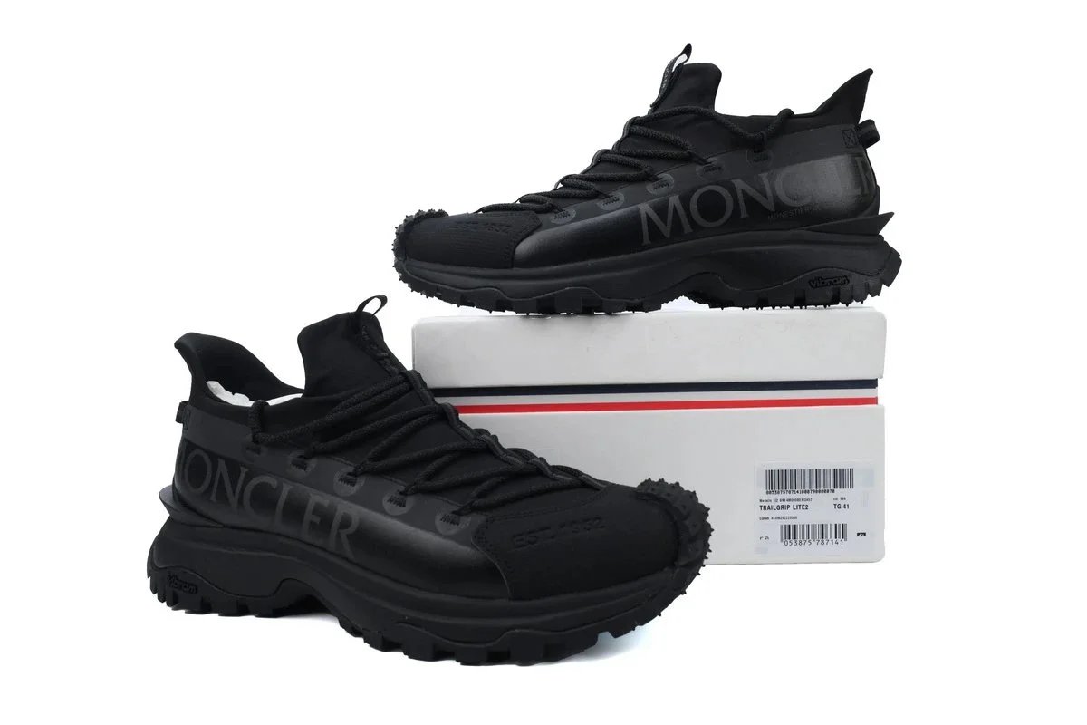 Moncler x Vibram Trail Runner Olive Green Sneakers Chunky Sneakers - 7
