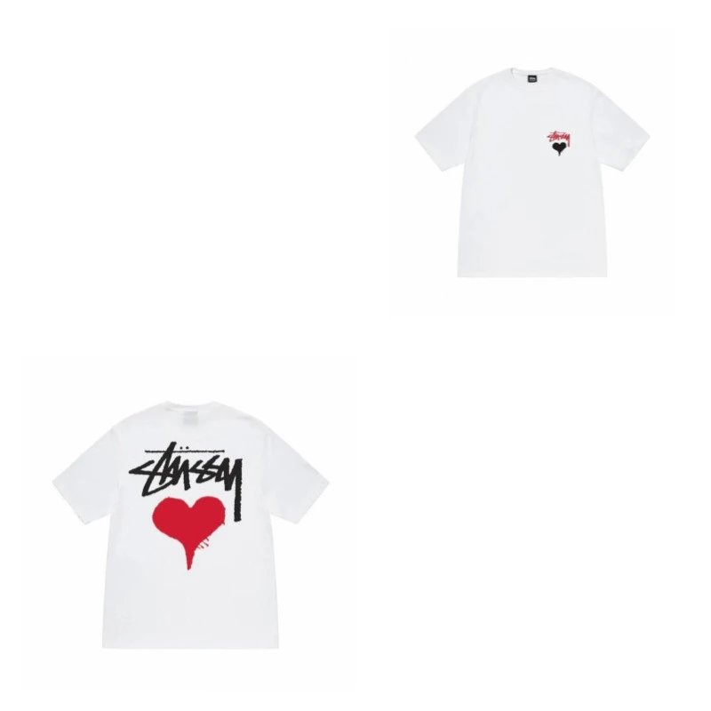 Stüssy T-Shirts TS3K-1 Dice Graphic — 959 white