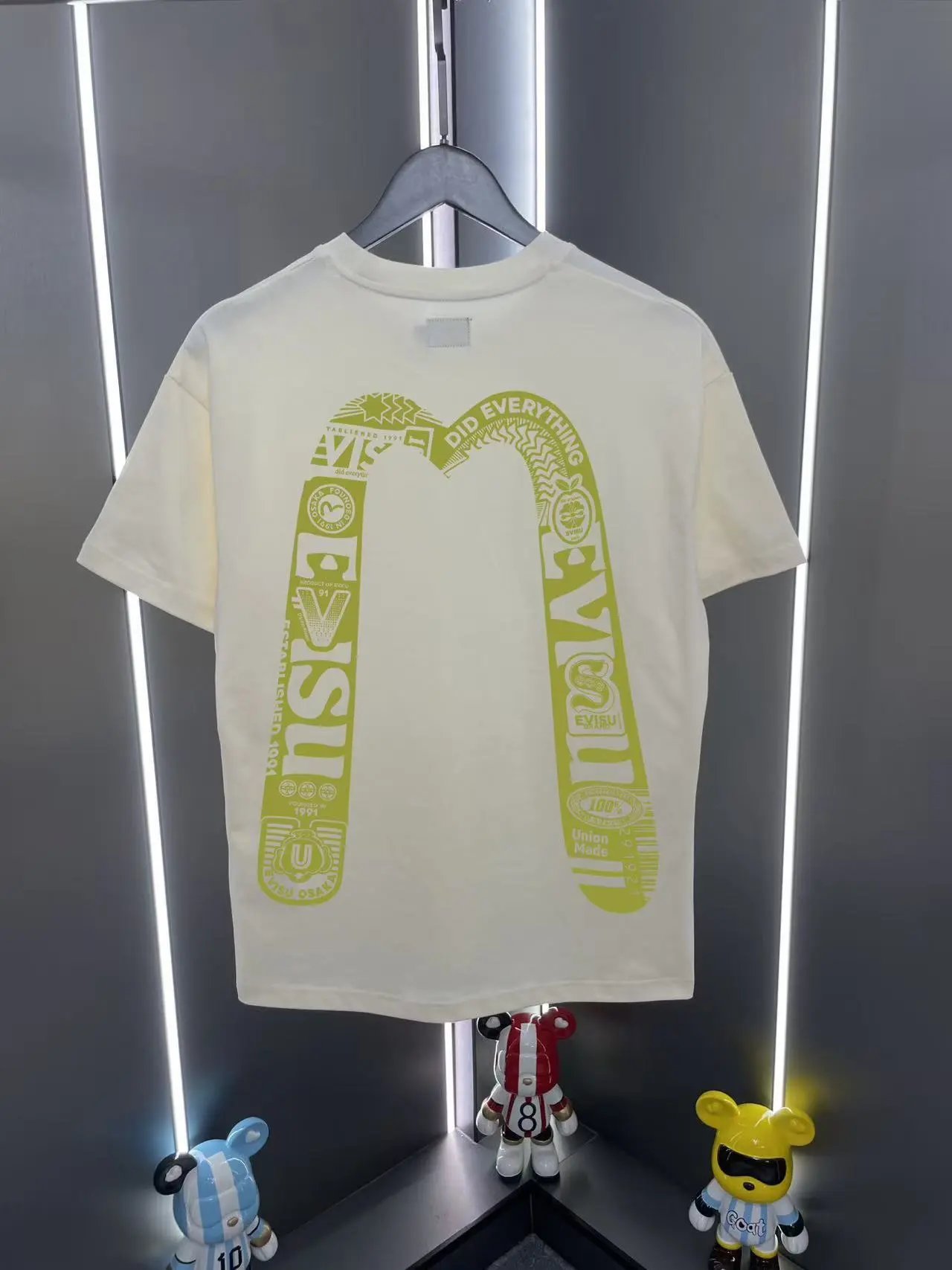 Evisu T-Shirts EUT-1 Graphic Print — Apricot 07