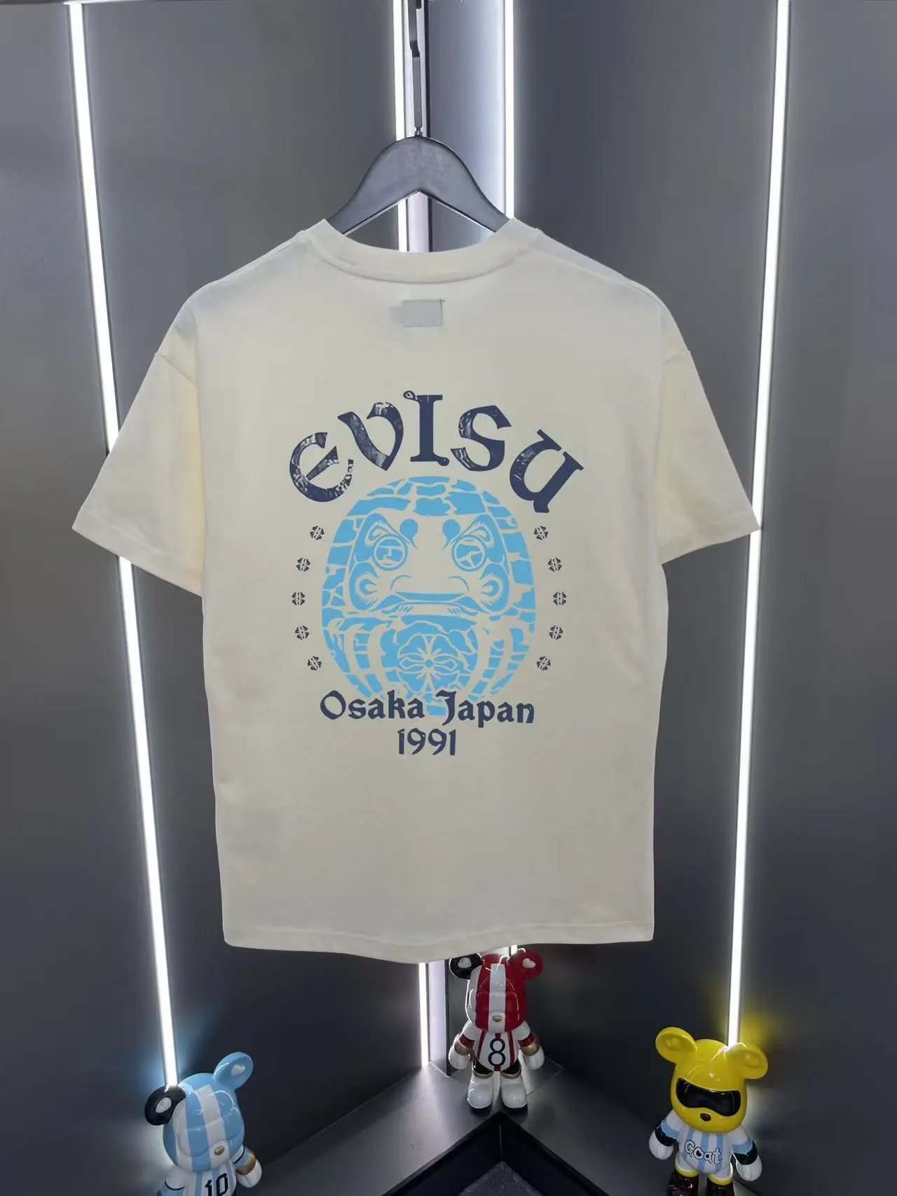 Evisu T-Shirts EUT-1 Graphic Print — Apricot 06