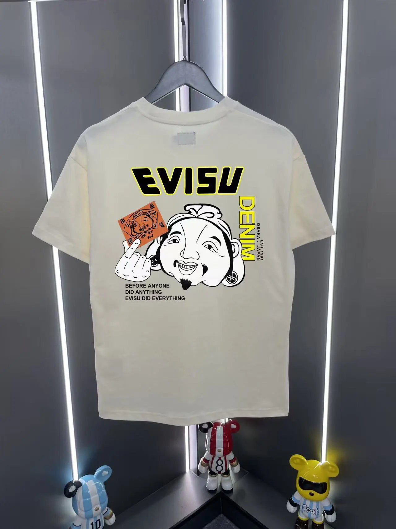Evisu T-Shirts Graphic-print crew-neck — 14 Apricot color