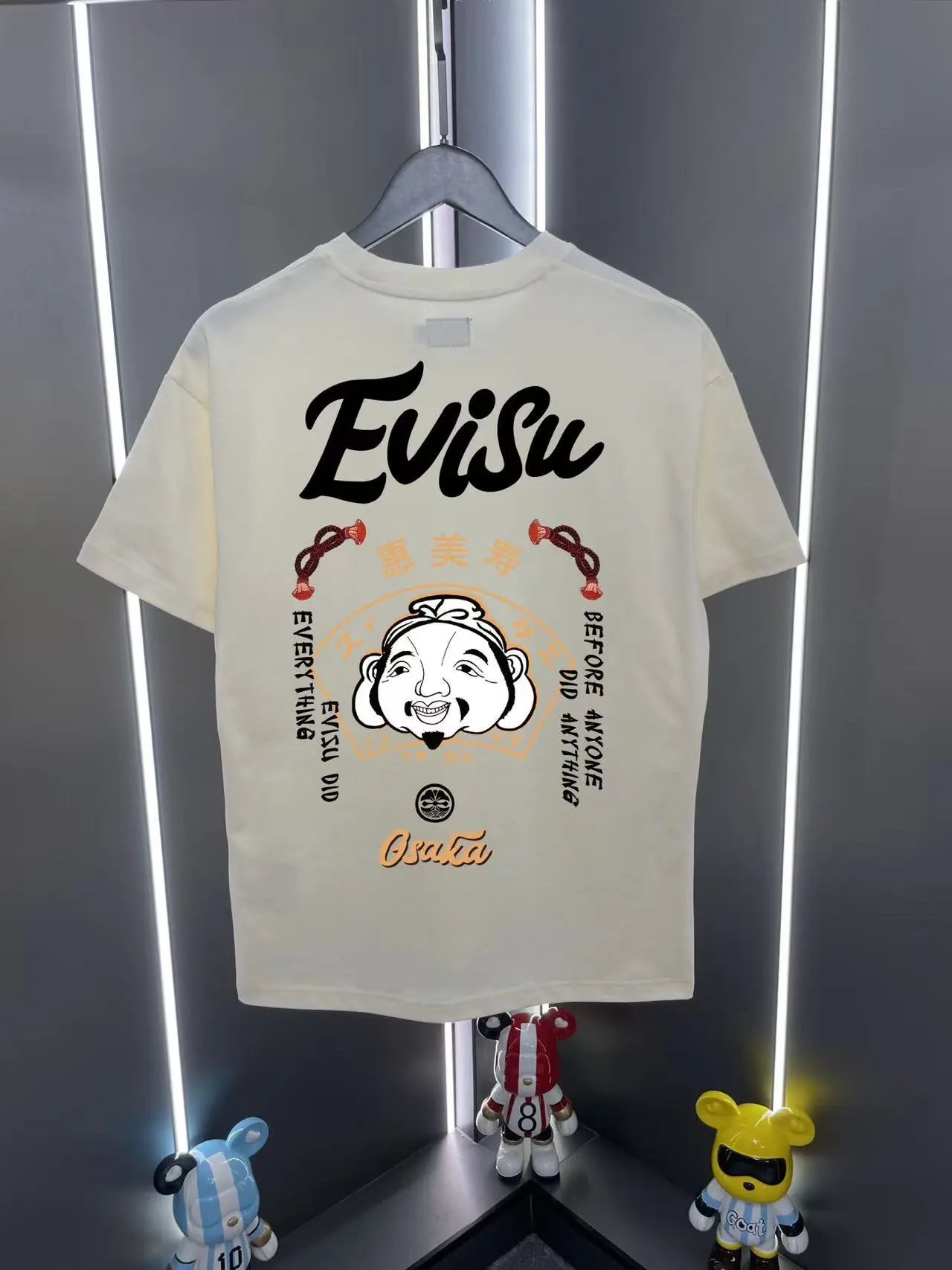 Evisu T-Shirts Graphic-print crew-neck — 16 Apricot color