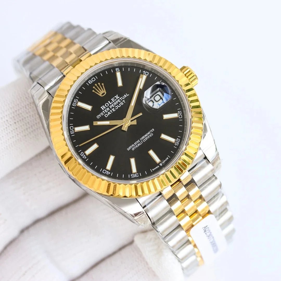 Rolex Datejust White Mother-of-Pearl Dial Diamond Hour Markers Stainless Steel Watch Mechanical Watch - 11