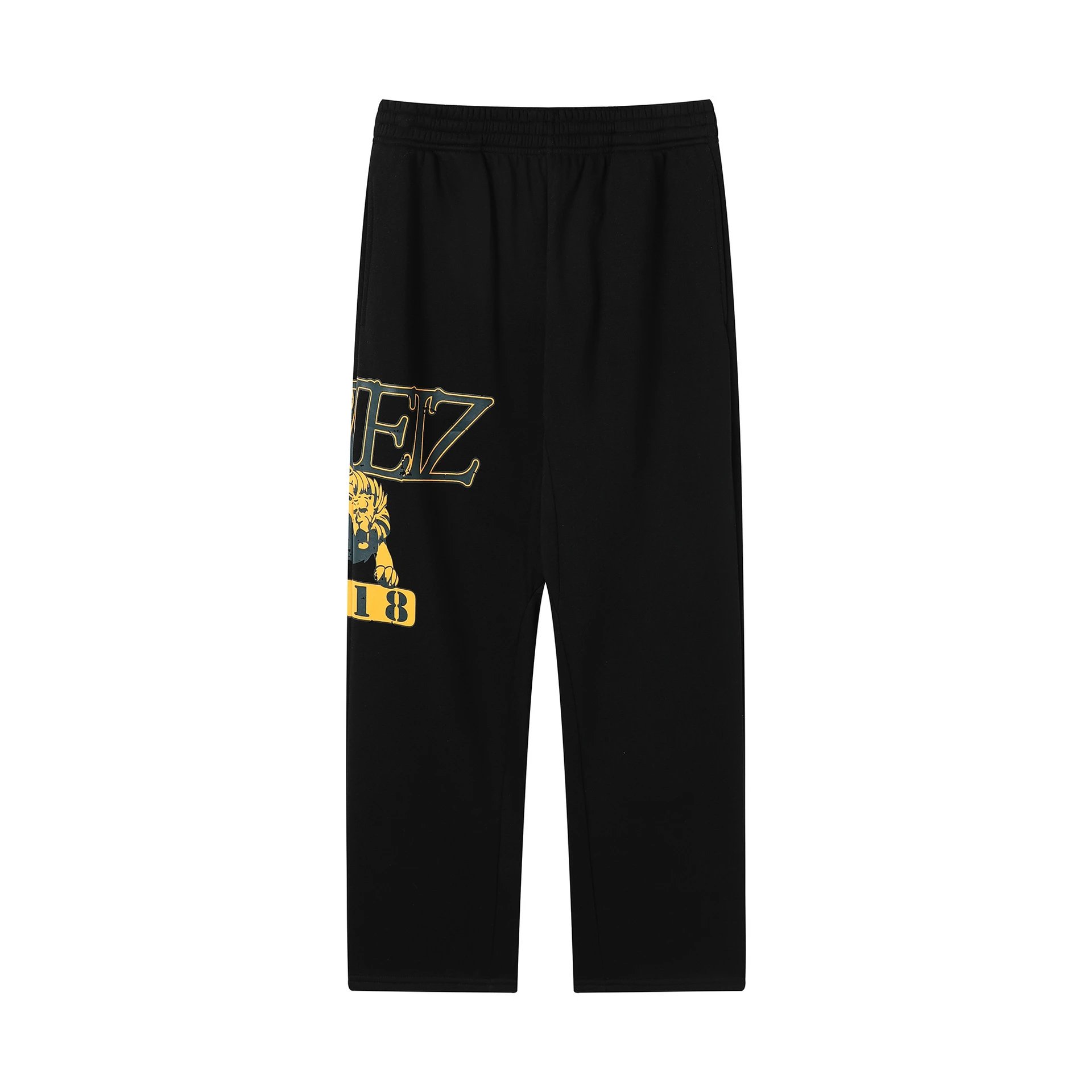 Corteiz Hoodies & Sweatshirts Zip-up hooded sweatshirt with embroidered chest emblem — 514 Black trousers