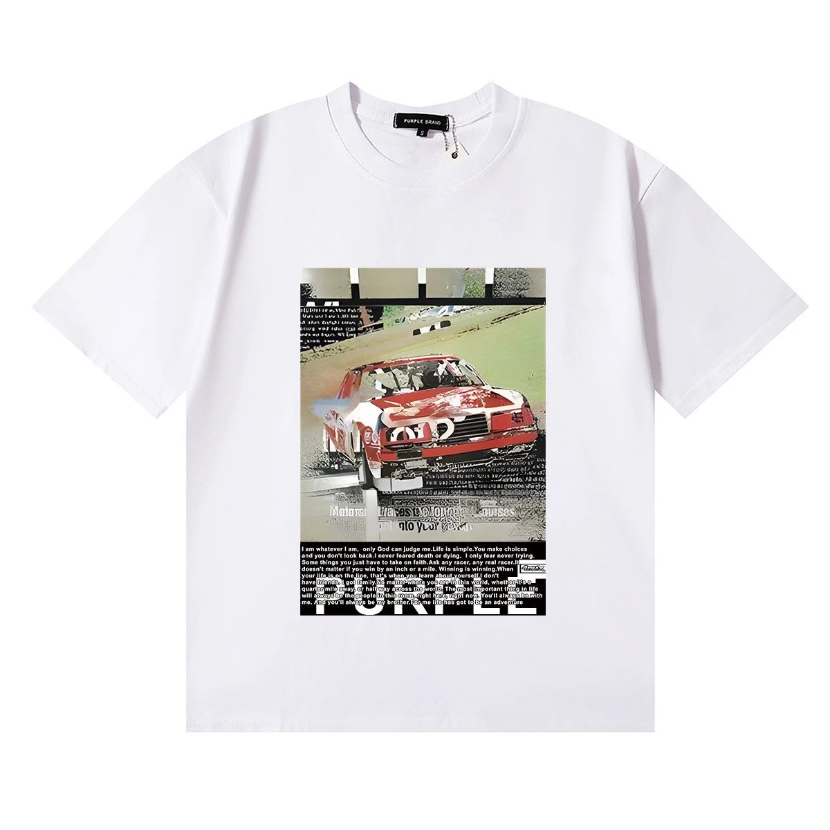 Purple Brand T-Shirts Graphic Print — 3065-2