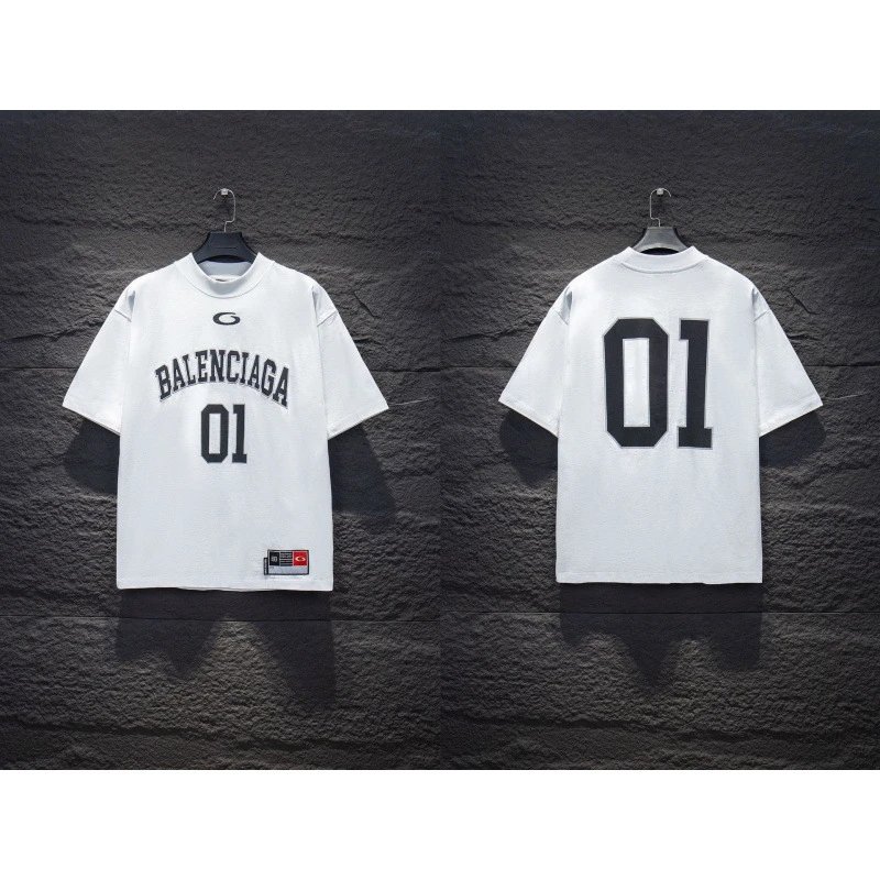 Balenciaga T-Shirts Oversized Logo-Print Short-Sleeve T-Shirt — 25
