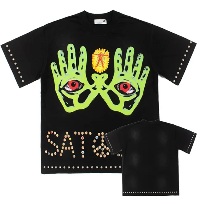Satoshi Nakamoto T-Shirts Graphic studded T-Shirt product detail image 2