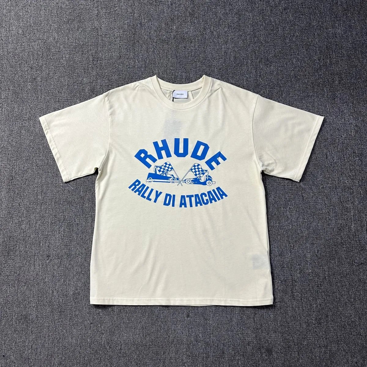 Rhude T-Shirts Tiger Graphic — 1220 Beige apricot