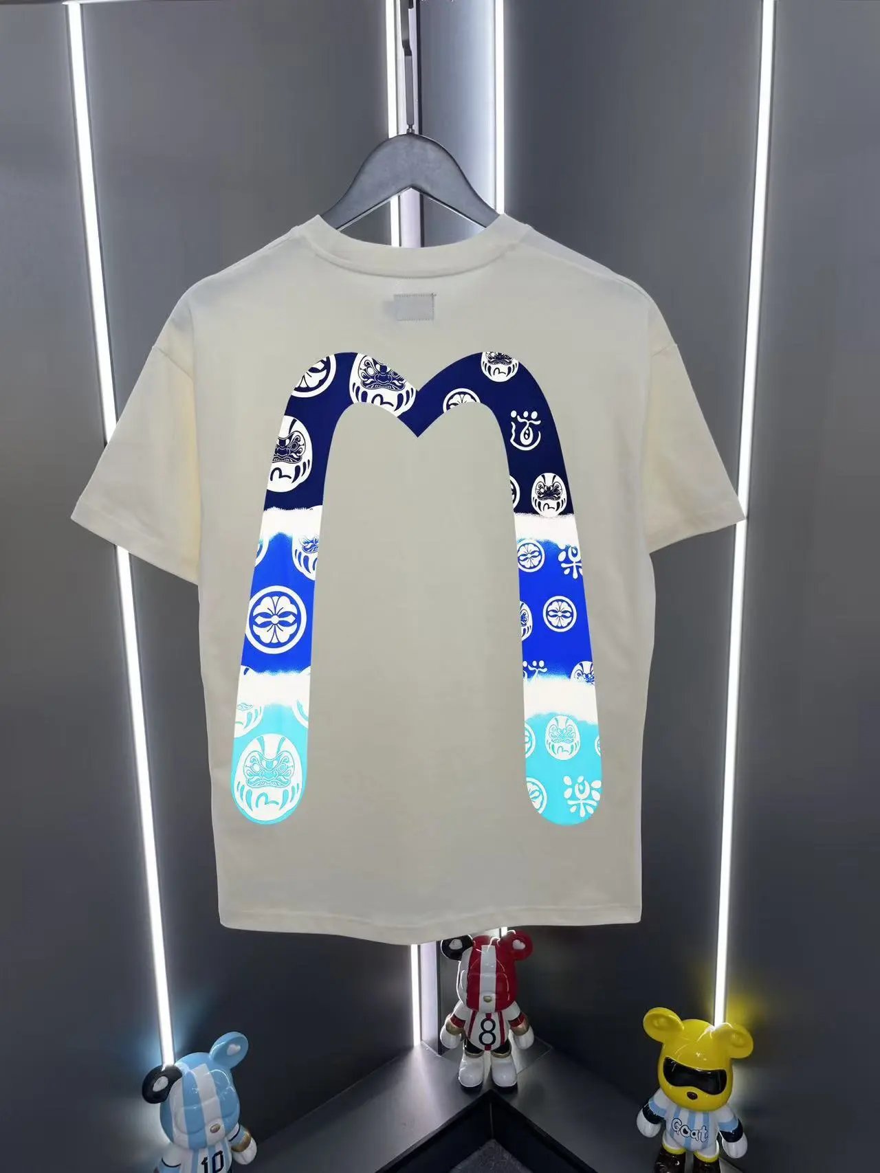 Evisu T-Shirts Graphic-print crew-neck — 20 Apricot
