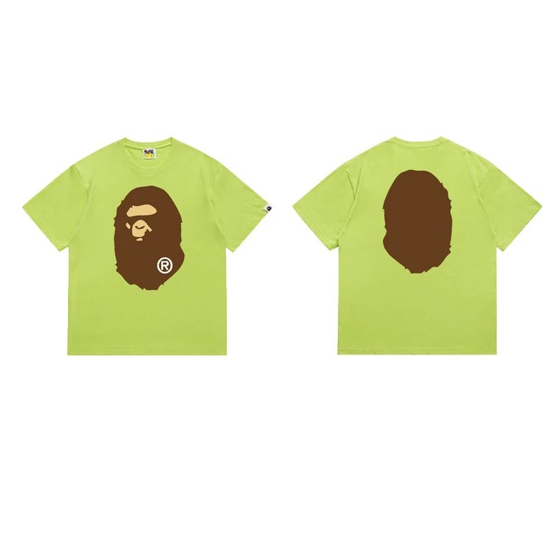 BAPE T-Shirts Short-Sleeve Ape Head Graphic image 6