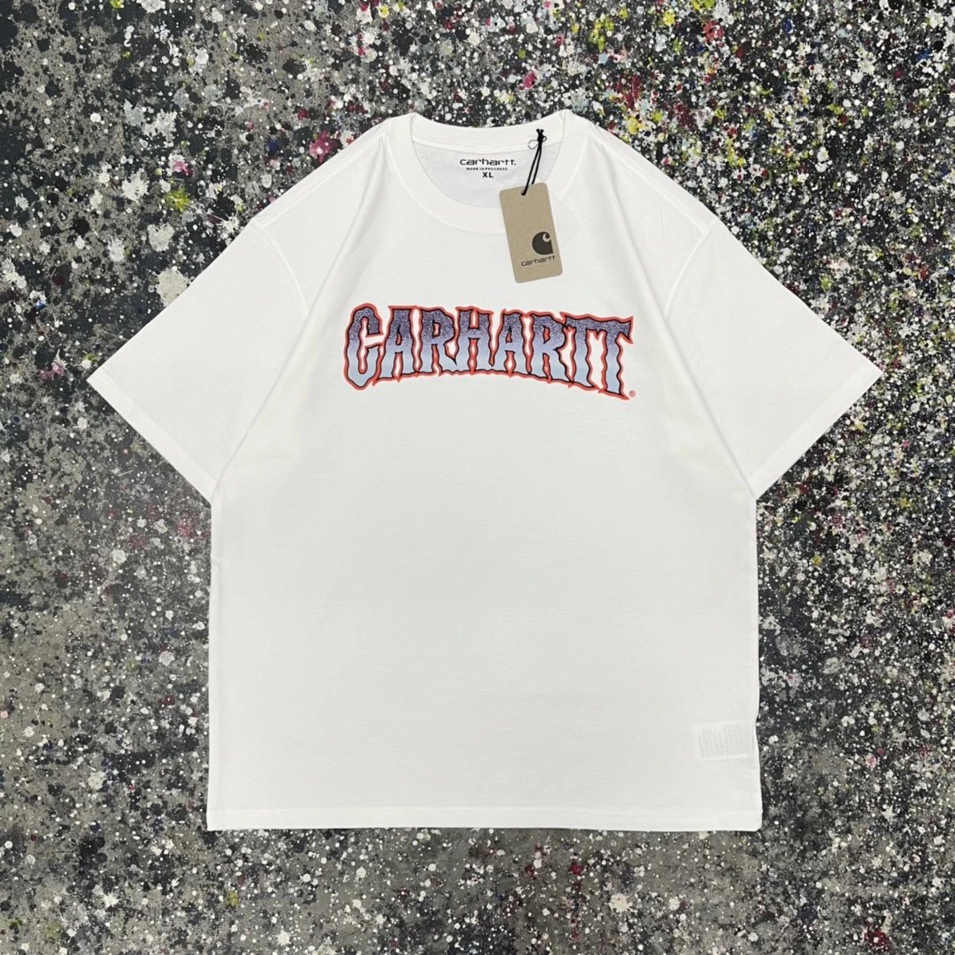 Carhartt T-Shirts Short-Sleeve Graphic Logo T-Shirt — 023 White
