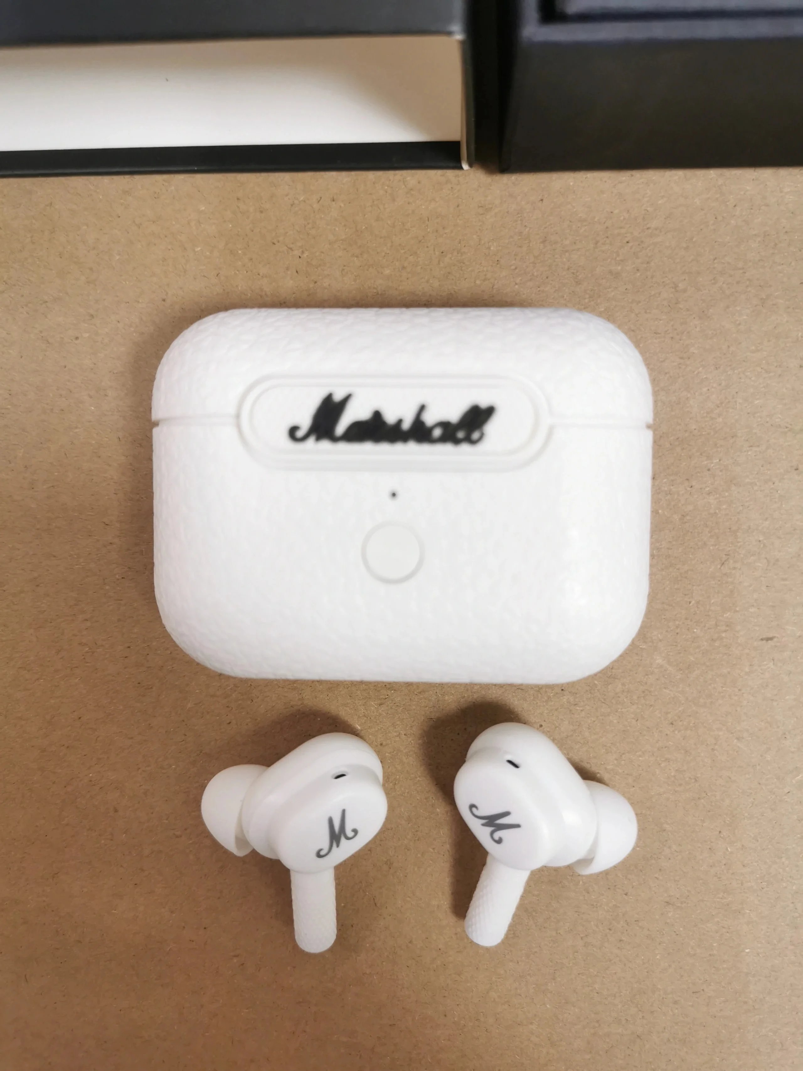 Marshall Headphones Motif A.N.C. True Wireless Earbuds — white