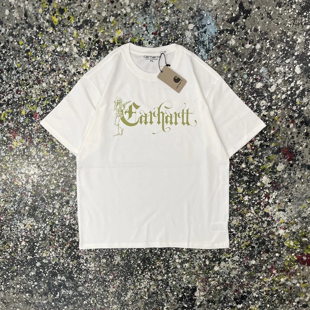 Carhartt T-Shirts Short-Sleeve Graphic Logo T-Shirt — 021 White